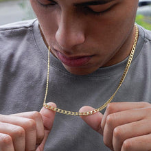 Cargar imagen en el visor de la galería, Cadena Cubana Diamantada 65cm
